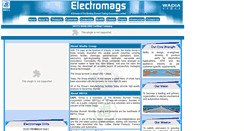 Desktop Screenshot of electromags.com